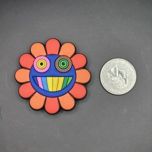 (5/$15) Neon Flower Croc Charm